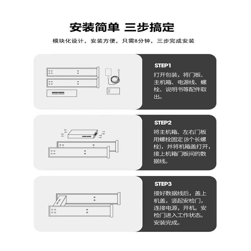 單光熱成像測(cè)溫安檢門807JT